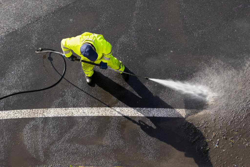 car park cleaning